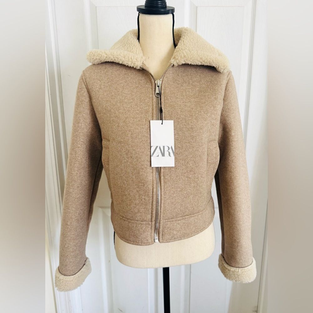 ZARA DOUBLE FACED SOFT JACKET - Picture 3 of 7